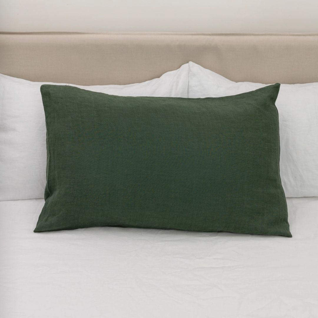 Set fundas de almohadas de Lino lavado premium✨