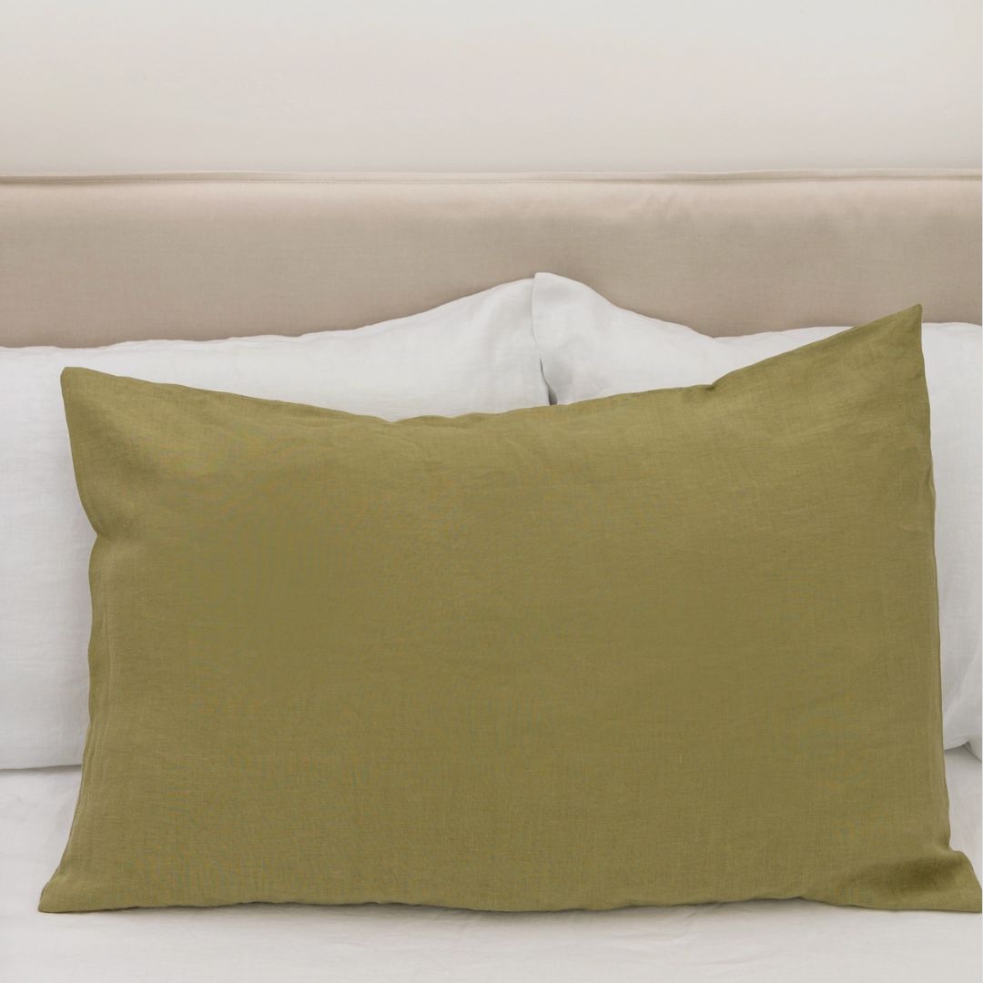 Set fundas de almohadas de Lino lavado premium✨
