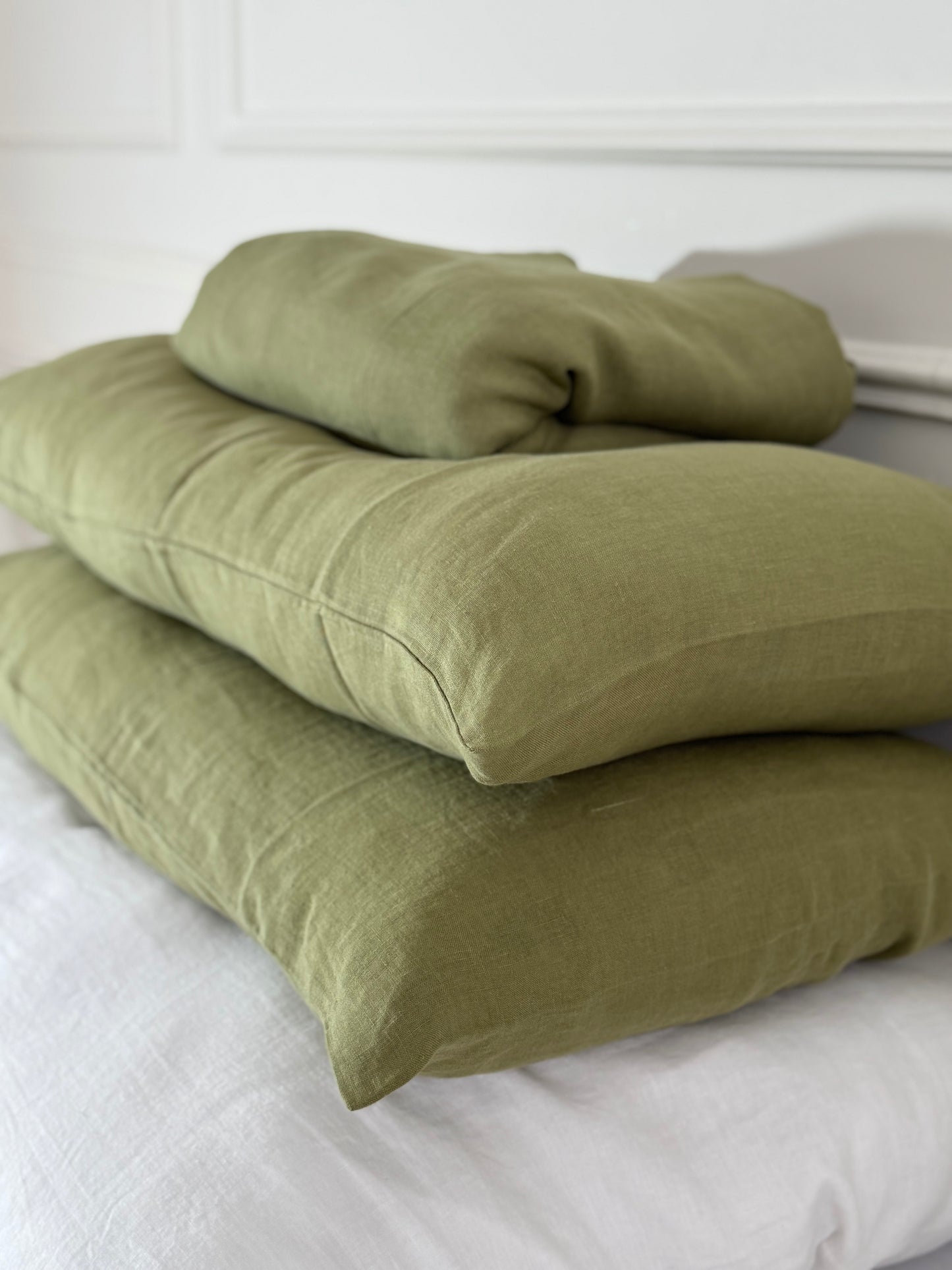 Premium Washed Linen Bedding Set ✨ (1 DC+2 Pillowcases)