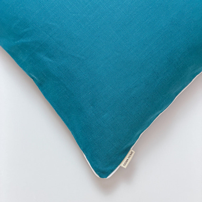 Funda de cojín lino · AMALFI Blanco