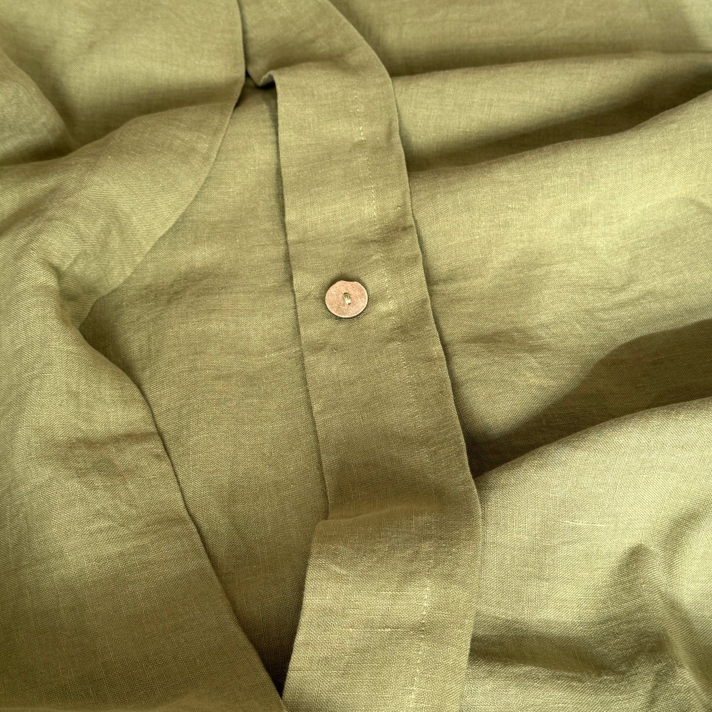 Parure de lit en lin · Vert Olive