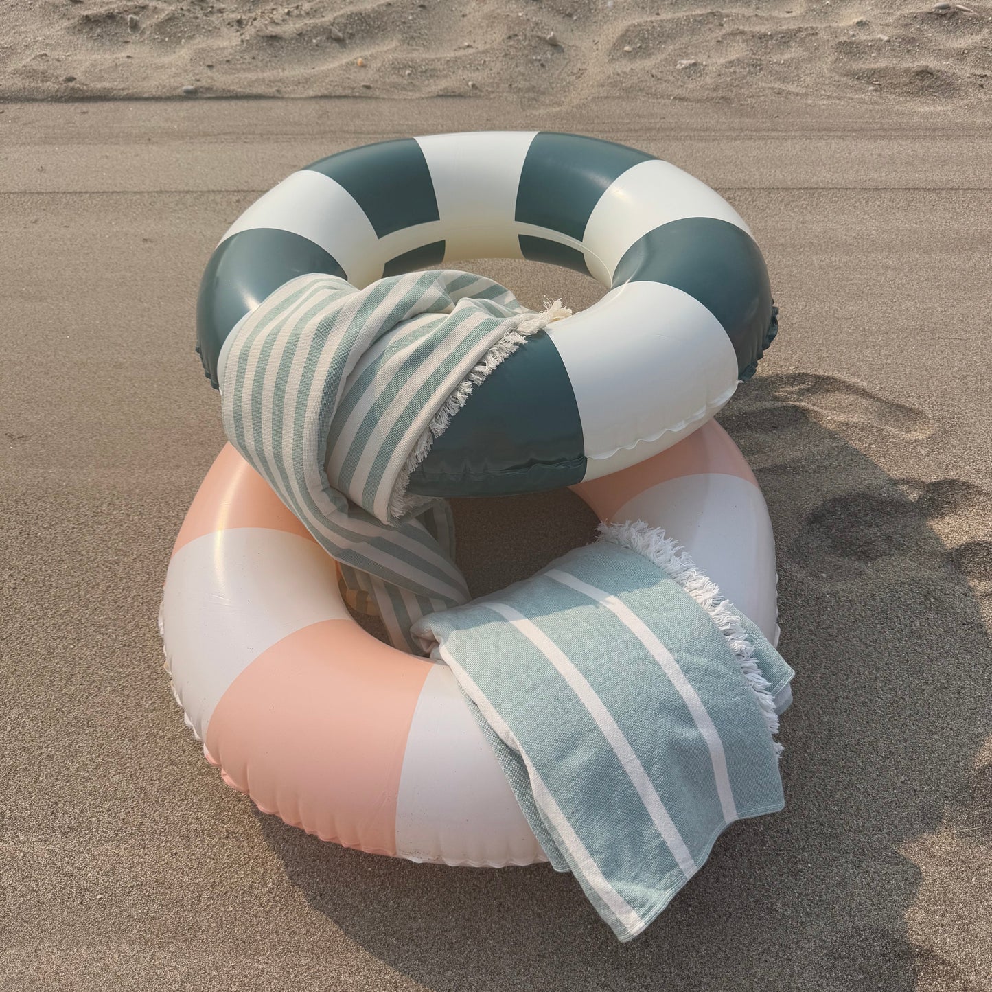 Pack Playa - Mojacar verde barras + Le Sable