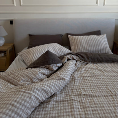 Juego de cama de lino · Vichy