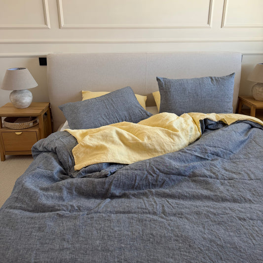 Juego de Cama de Lino Chambray