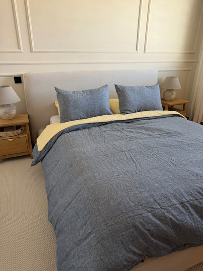 Juego de Cama de Lino Chambray