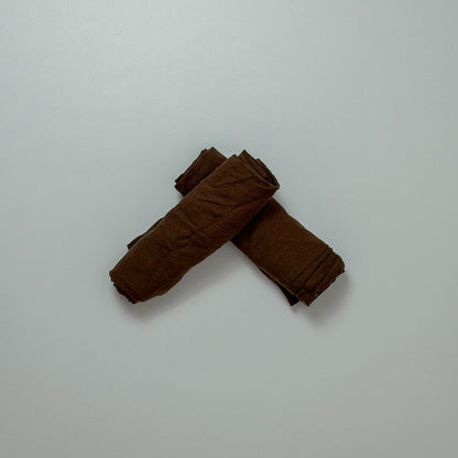 Juego de cama de lino · Chocolate