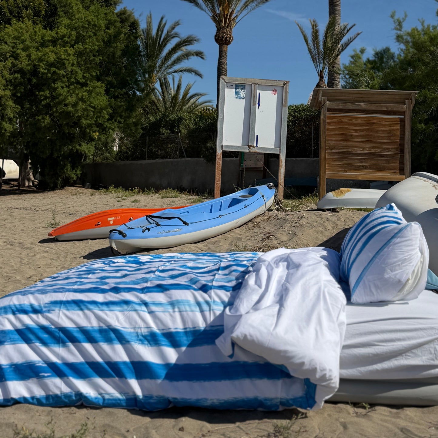 Juego de cama de algodón · Pinceladas Levante