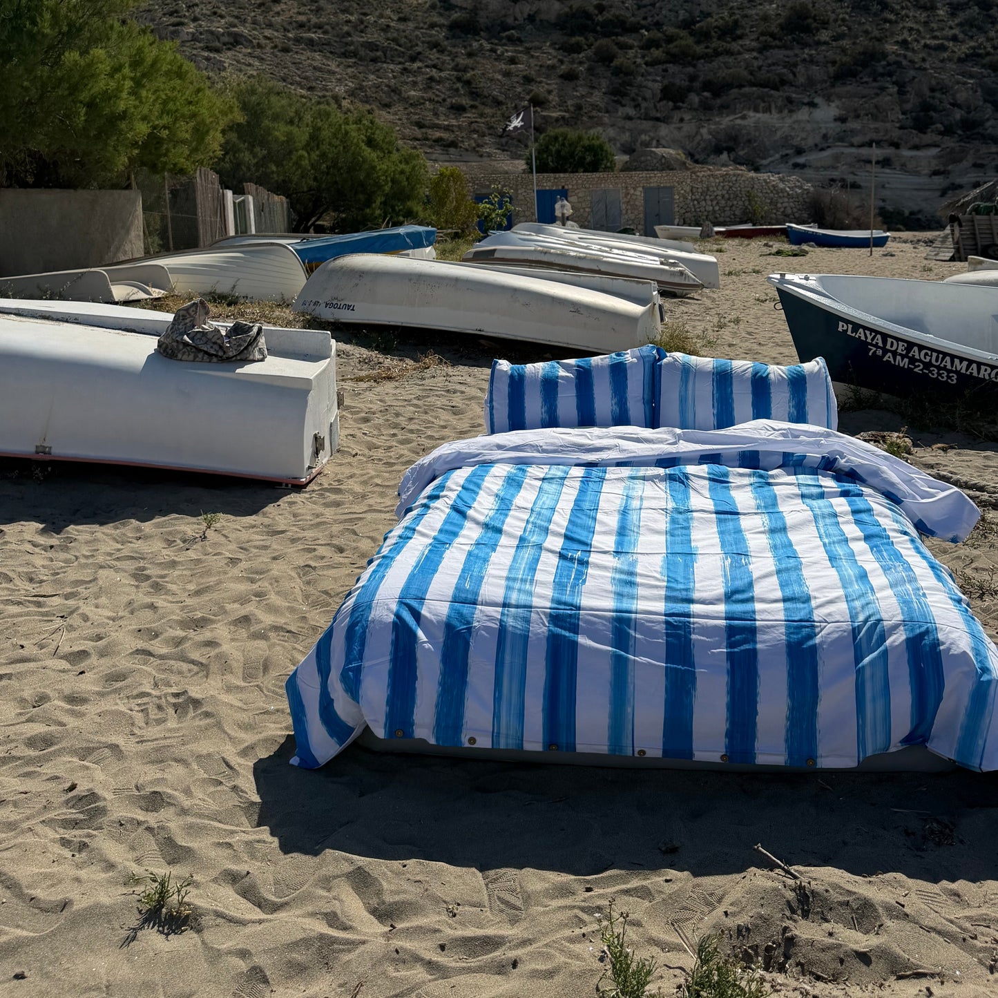 Juego de cama de algodón · Pinceladas Levante