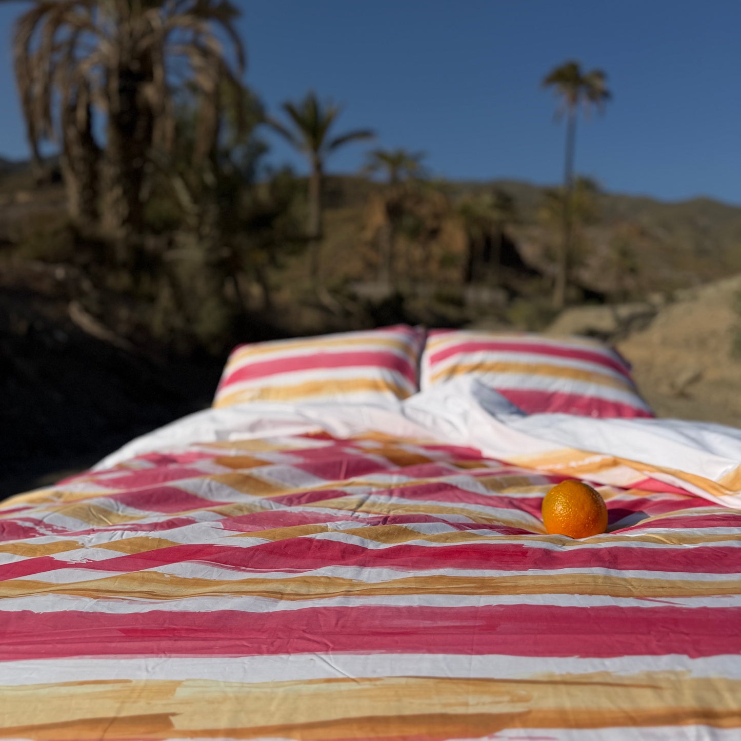 Juego de cama de algodón · Pinceladas Poniente