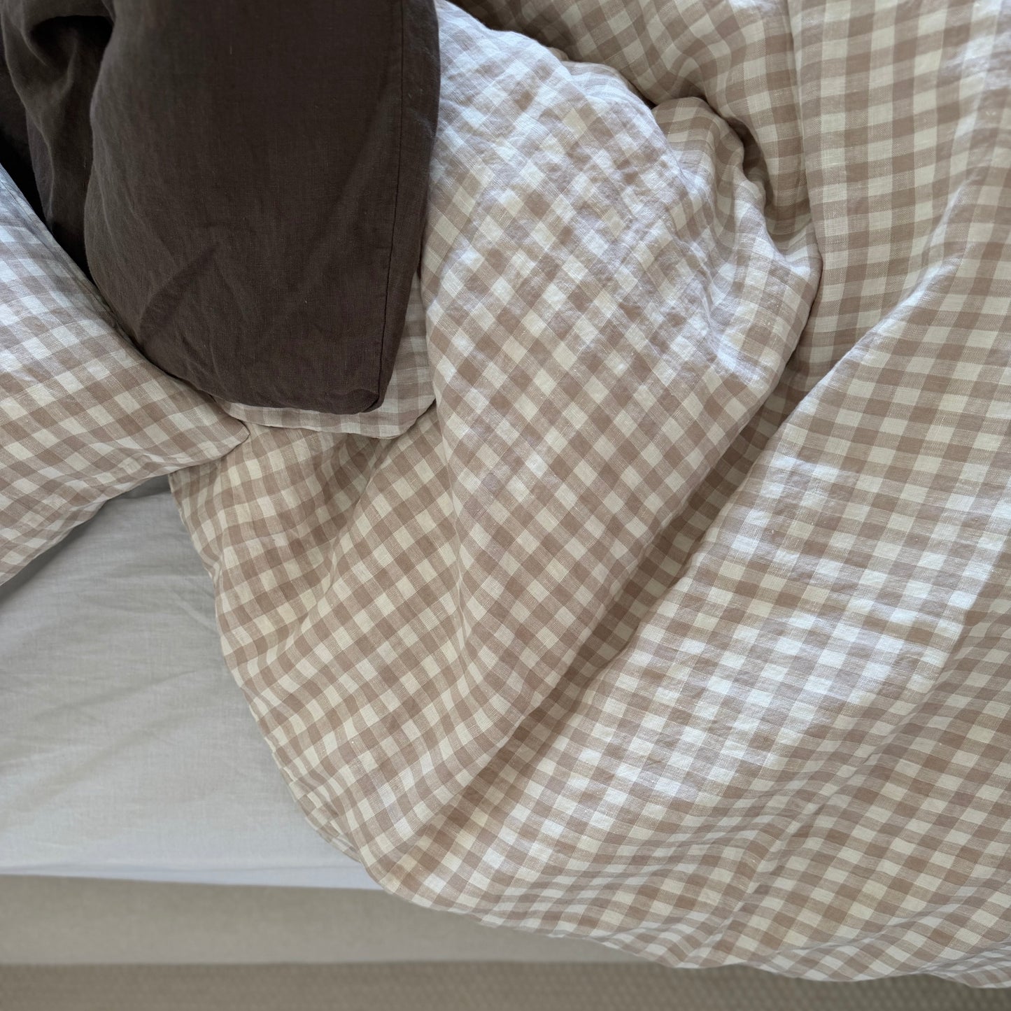 Juego de cama de lino · Vichy