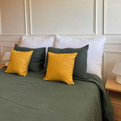 Premium Washed Linen Bedding Set ✨ (1 Duvet Cover + 2 Pillowcases)